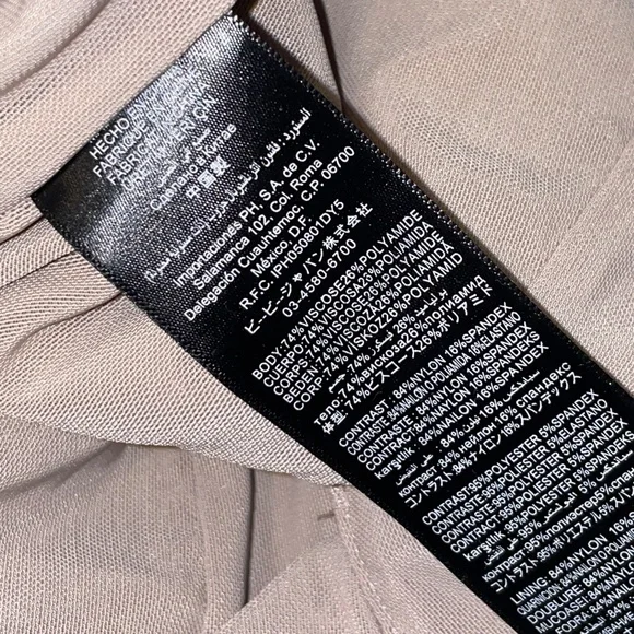 NWOT Bebe Bustier Corset Strapless Top Metallic Cream Jeweled Size Medium - Picture 6 of 9